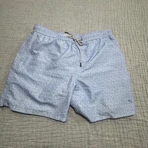 Onward Reserve Mens Swim Trunks XXL Lined Shorts 6" Inseam All Over Print Shark